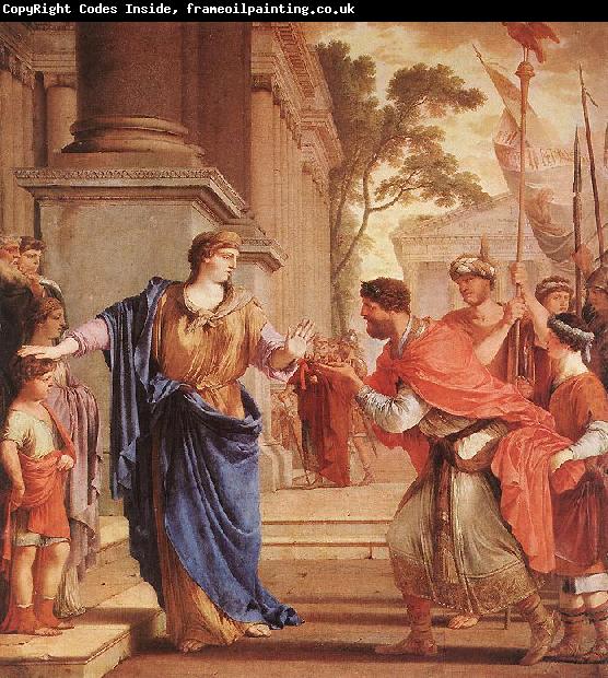 LA HIRE, Laurent de Cornelia Refusses the Crown of the Ptolomai sg