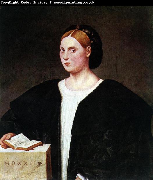 LICINIO, Bernardino Portrait of a Woman  g