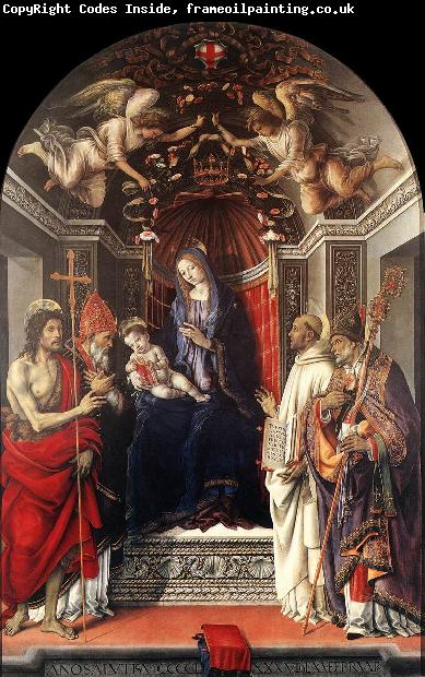 LIPPI, Filippino Signoria Altarpiece (Pala degli Otto) sg