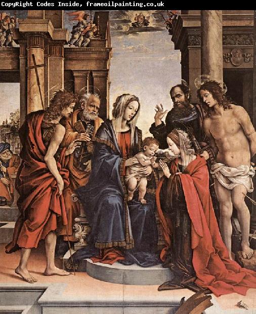 LIPPI, Filippino The Marriage of St Catherine gwt