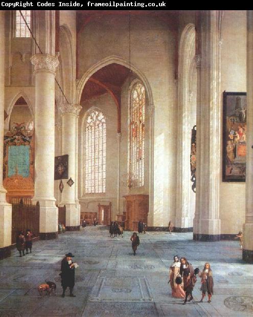 LORME, Anthonie de Interior of the St Laurenskerk in Rotterdam g