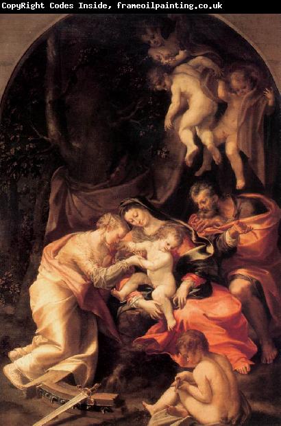 MAZZOLA BEDOLI, Girolamo Marriage of St Catherine syu