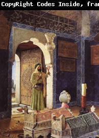Osman Hamdy Bey Old Man before Children's Tombs