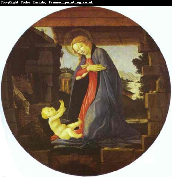 Sandro Botticelli The Virgin Adoring Child