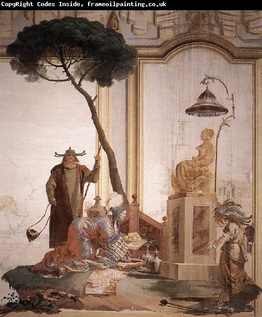 TIEPOLO, Giovanni Domenico Offering of Fruits to Moon Goddess nmoih