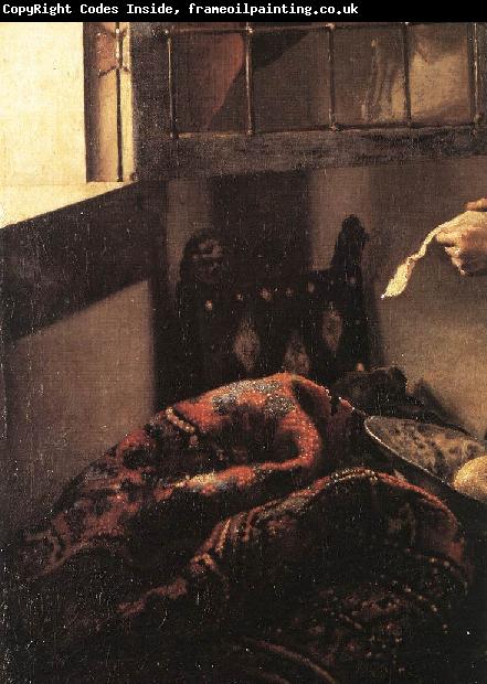 VERMEER VAN DELFT, Jan Girl Reading a Letter at an Open Window (detail) e