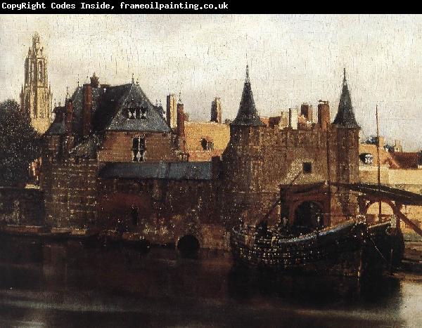 VERMEER VAN DELFT, Jan View of Delft (detail) et