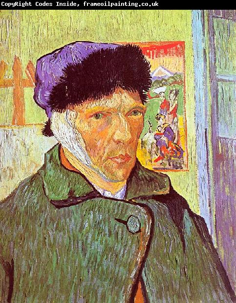 Vincent Van Gogh Self Portrait With Bandaged Ear