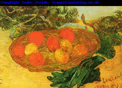 Vincent Van Gogh Still Life with Oranges, Lemons and Gloves