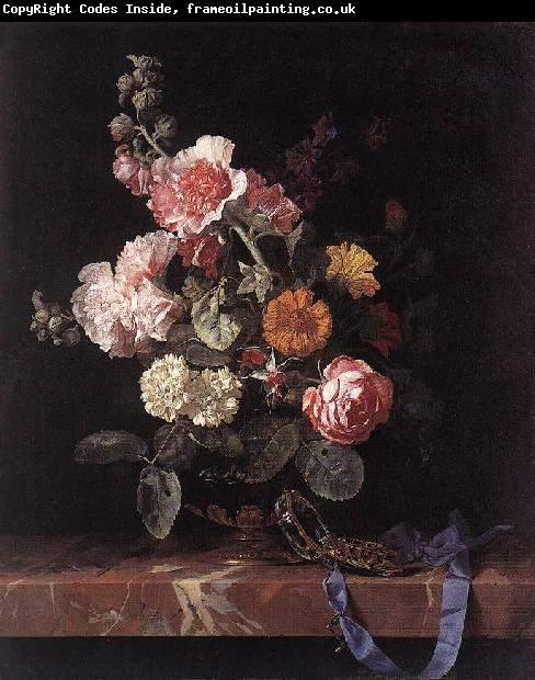 Willem van Vase of Flowers with Watch