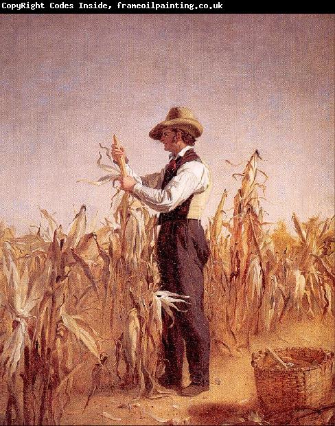 William Sidney Mount Long Island Farmer Husking Corn