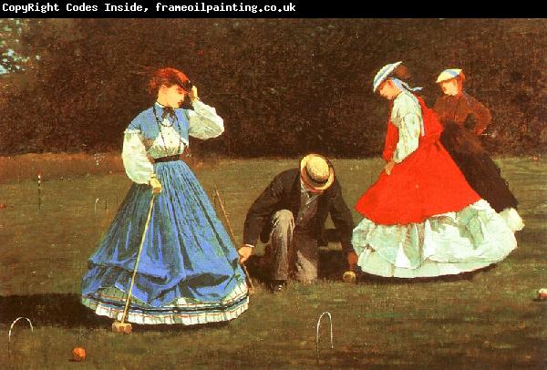 Winslow Homer The Croquet Game