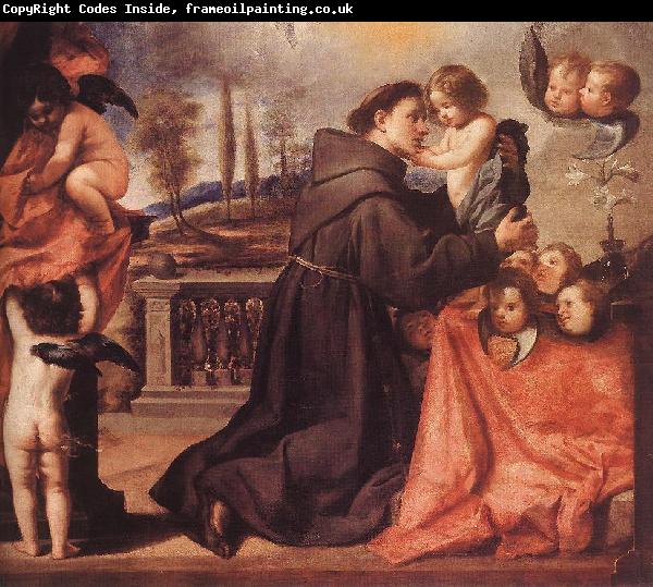 PEREDA, Antonio de St Anthony of Padua with Christ Child af