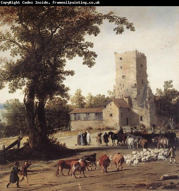 POST, Pieter Jansz Italianate Landscape with the Parting of Jacob and Laban zg