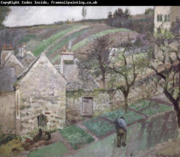 Camille Pissarro Hill at L-Hermitage,Pontoise Coteau de L-Hermitage,Pontoise