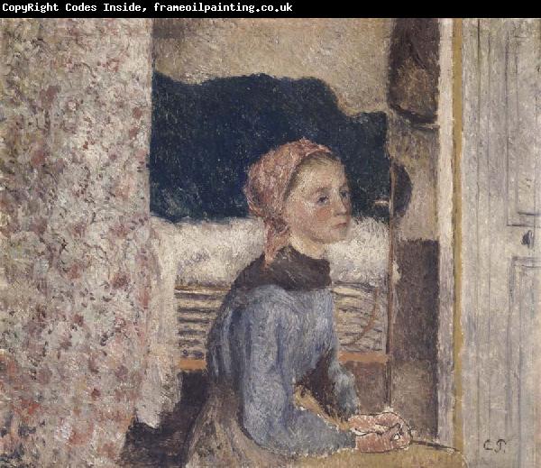 Camille Pissarro Young Farmgirl