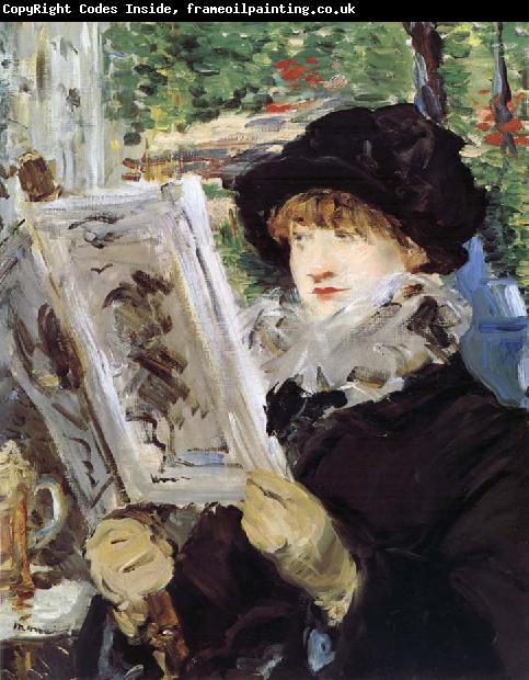 Edouard Manet La Lecture de l-Illustre