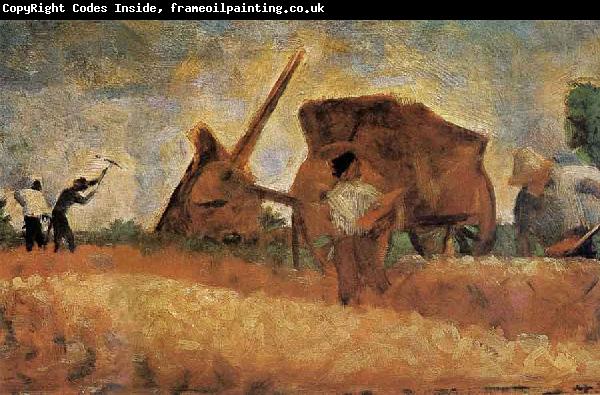 Georges Seurat Excavation Worker