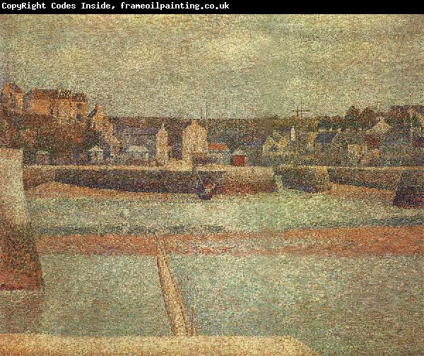 Georges Seurat The Reflux of Port en bessin