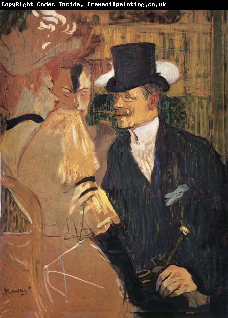 Henri  Toulouse-Lautrec L-Auglais au Moulin-Rouge