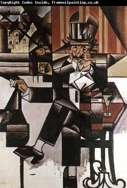 Juan Gris The man at the coffee room