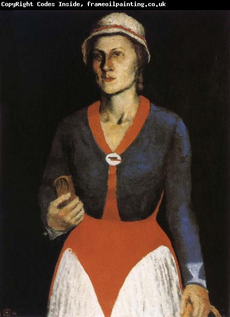 Kasimir Malevich The Portrait of artist-s wife