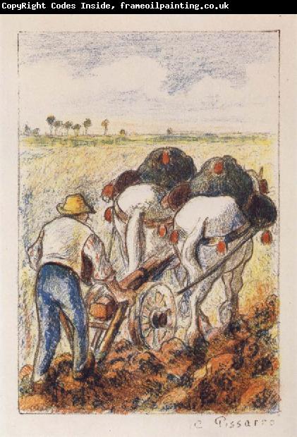 Camille Pissarro The ploughman