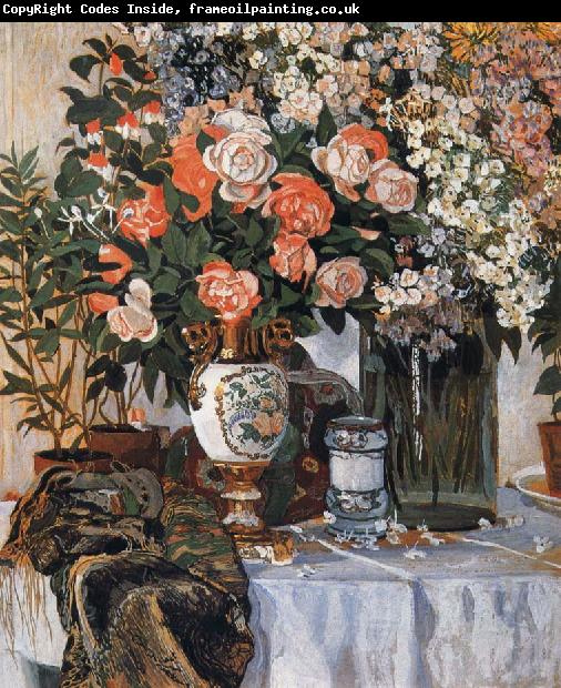 Alexander Yakovlevich GOLOVIN Rose and China