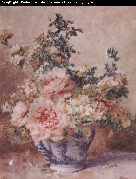 F.Rivoire Apple Blossoms with Peonies