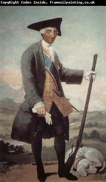 Francisco Goya Portrait of Charles III in Huntin Costume