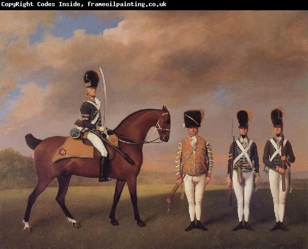 George Stubbs Soldiers of the 10th Light Dragoons