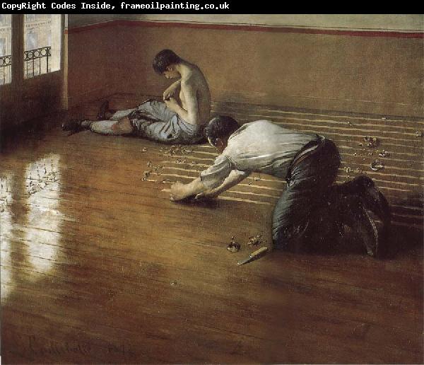 Gustave Caillebotte The worker plane the floor
