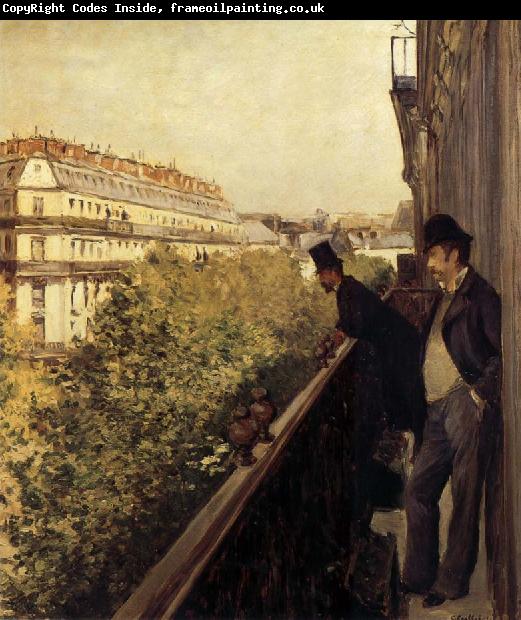 Gustave Caillebotte The man stand on the terrace