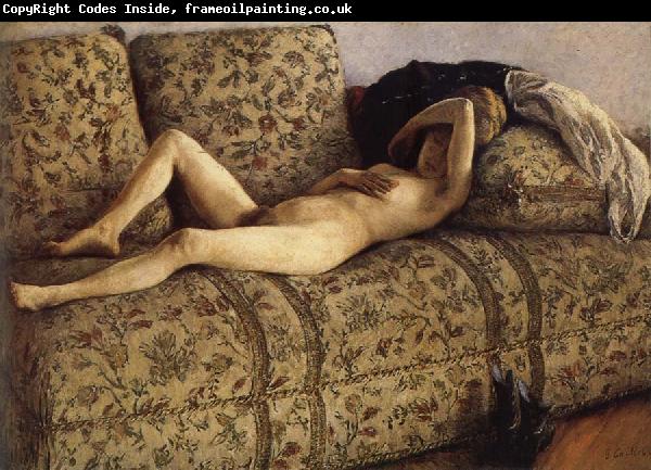 Gustave Caillebotte The female nude on the sofa