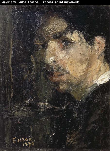 James Ensor Self-Portrait,Called The Big Head