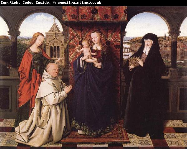 Jan Van Eyck Virgin and Child with Saints and Donor