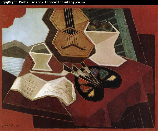 Juan Gris The table in front of sea