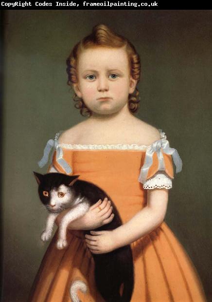 William Thompson Bartoll Gril and Cat