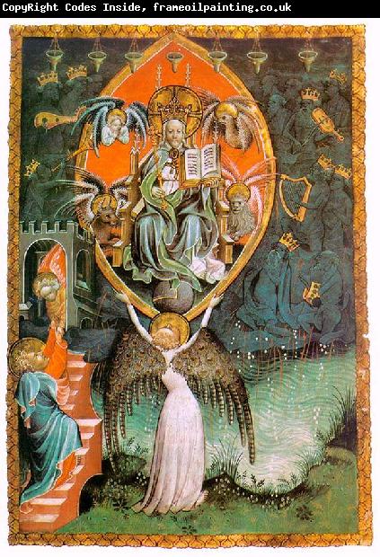 unknow artist Vision of the Throne of the Lord