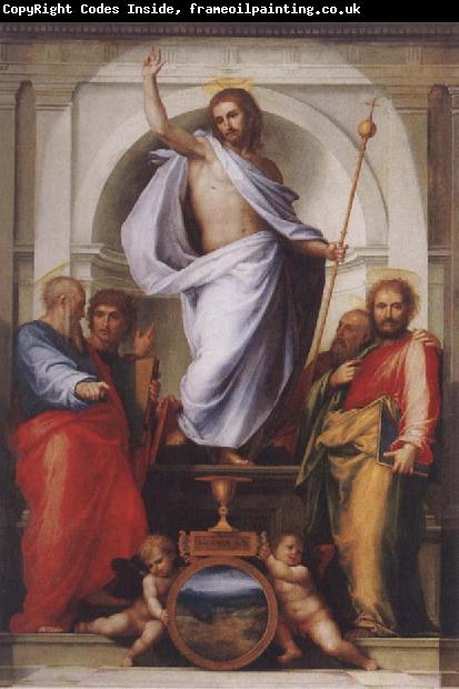 BARTOLOMEO, Fra Christ with the Four Evangelists