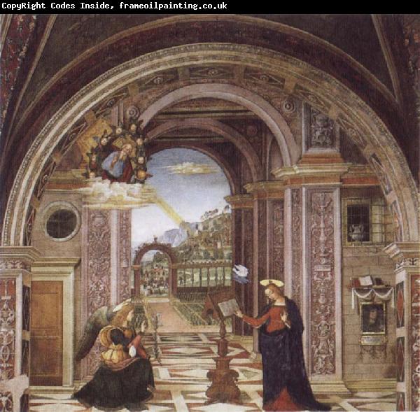 Bernardino Pinturicchio Annuciation