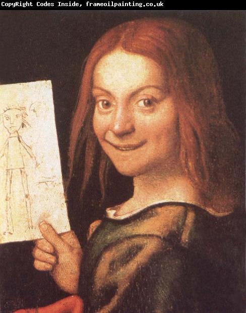 CAROTO, Giovanni Francesco Red-Headed Youth Holding a Drawing