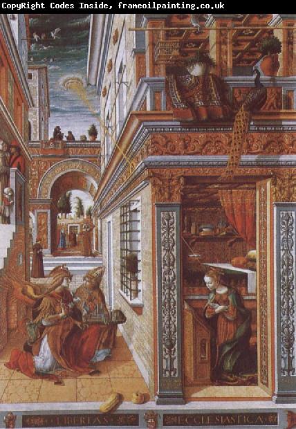 Carlo Crivelli Annunciation with St. Endimius