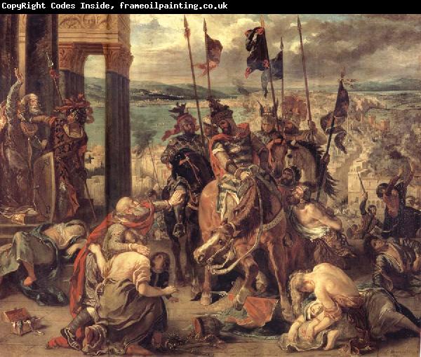 Eugene Delacroix The Capture of Constantinople by the Crusaders,12 April 1204