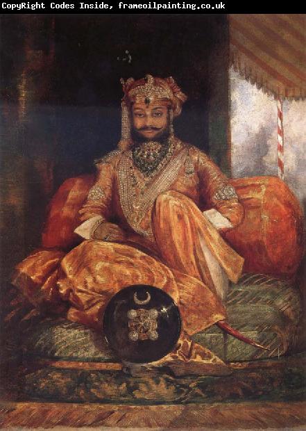 George Landseer His Highness Maharaja Tukoji II of Indore