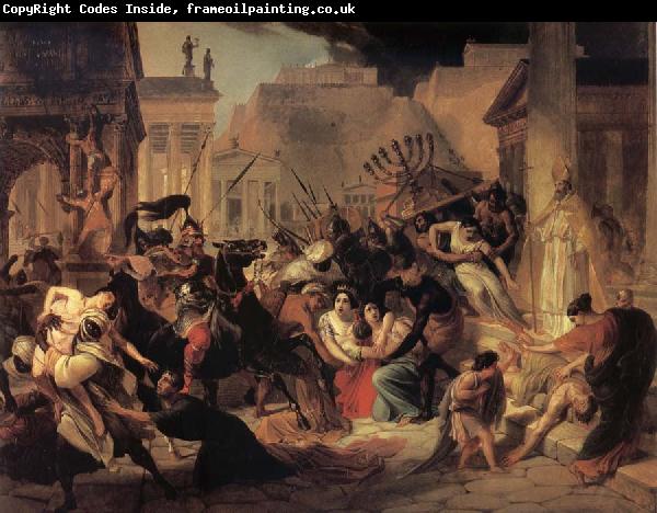 Karl Briullov Genseric-s Invasion of Rome