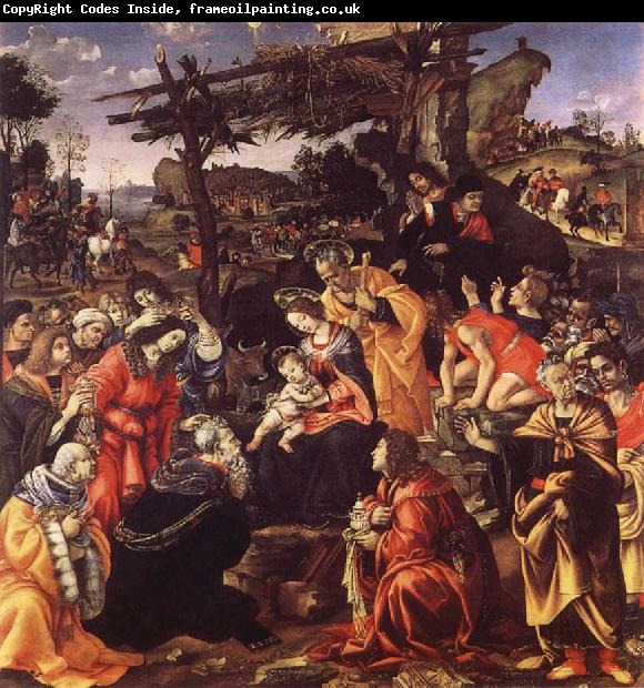Filippino Lippi The adoration of the Konige