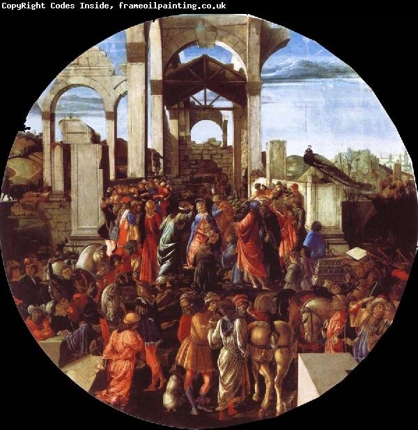 Sandro Botticelli The adoration of the Konige