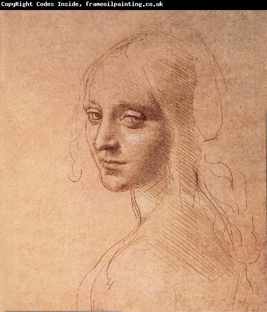 LEONARDO da Vinci Portrat of a Madchens