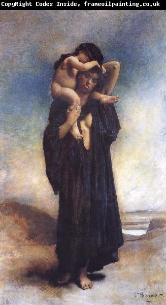 Leon Bonnat Peasant woman and her Child